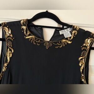 Elegant Silk A J Bari Evening Dress